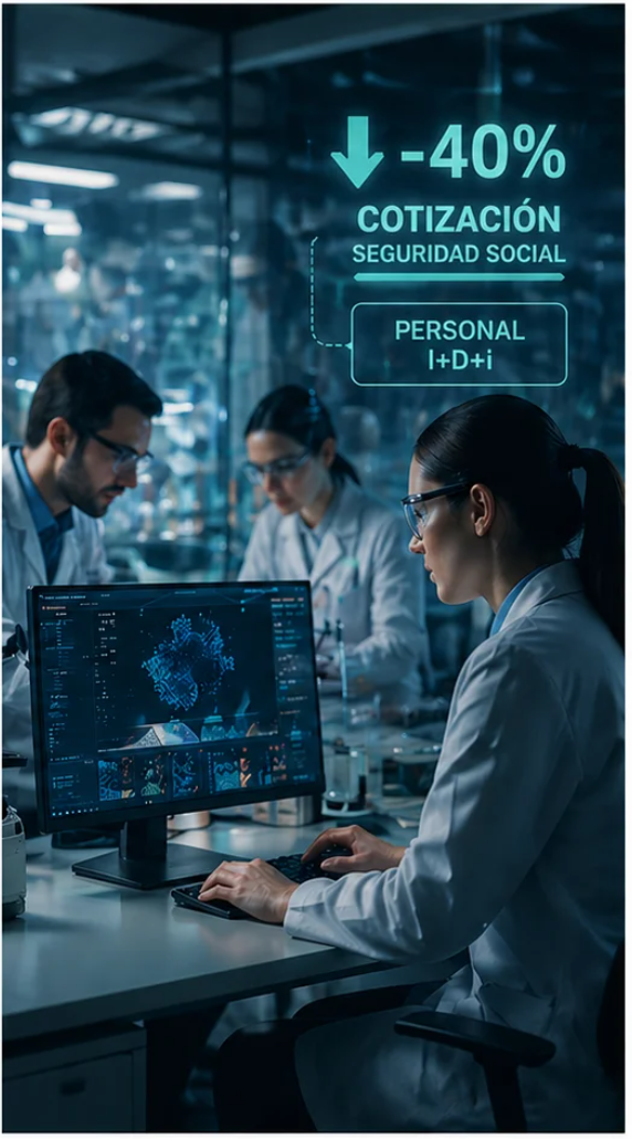 Bonificaciones de Seguridad Social para personal investigador I+D+i